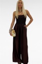 jumpsuit con fascia elasticizzata  brown